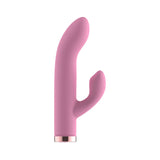 Passion Play Silicone Rabbit Vibrator - Pink - Pink USB Rechargeable Mini Rabbit Vibrator