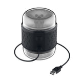 Passion Play Vibrating Double Stroker - Clear - Clear USB Rechargeable Vibrating Double Ended Stroker