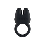 Passion Play Dual Motors Vibrating Cockring - Black USB Rechargeable Vibrating Cock Ring