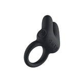 Passion Play Dual Motors Vibrating Cockring - Black USB Rechargeable Vibrating Cock Ring