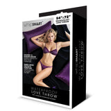 Whipsmart Waterproof Love Throw - Black Microvelvet Waterproof Blanket-PP115