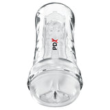 PDX Extreme Wet Pussies - Super Luscious Lips - Clear - Clear Self Lubricating Vagina Stroker