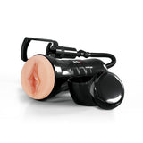 PDX Wet Pussies Super Sucker XXL Stroker - Flesh - Flesh Vagina Stroker with Suction Pump