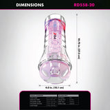 PDX Elite ViewTube XXL LED Stroker - Clear Stroker with LED Lights