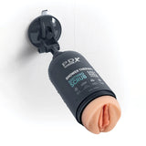 PDX Plus Shower Therapy - Soothing Scrub - Flesh - Flesh Discreet Vagina Stroker with Suction Base-RD622-21