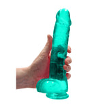 REALROCK Realistic Dildo With Balls 9IN --REA093TUR