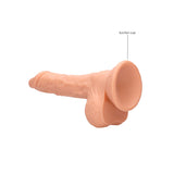 REALROCK 7 Realistic Dildo With Balls - Flesh 17.8 cm Dong-REA094FLE