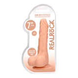 REALROCK 7 Realistic Dildo With Balls - Flesh 17.8 cm Dong-REA094FLE