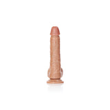 REALROCK Straight Realistic Dildo with Balls - 18 cm - Tan 18 cm (7'') Dong
