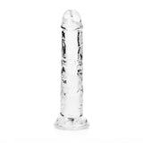 REALROCK 15.5 cm Straight Dildo - Clear - Clear 15.5 cm (6'') Dong