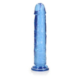 REALROCK 25 cm Straight Dildo - Blue - Blue 25 cm (10'') Dong