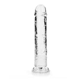 REALROCK 25 cm Straight Dildo - Clear - Clear 25 cm (10'') Dong
