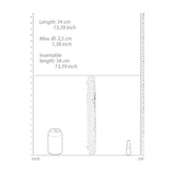 REALROCK 34 cm Double Dong - Clear - Clear 34 cm (14) Double Dong-REA159TRA