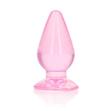 REALROCK 9 cm Anal Plug - Pink - Pink 9 cm (3.5) Butt Plug-REA161PNK