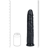 REALROCK 33cm Extra Long Dildo - Black - Black 33 cm (13'') Extra Long Dong