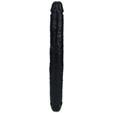REALROCK 35cm Thick Double Dildo - Black - Black 35 cm (14) Thick Double Dong-REA185BLK