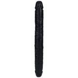 REALROCK 40cm Thick Double Dildo - Black - Black 40 cm (16) Thick Double Dong-REA186BLK