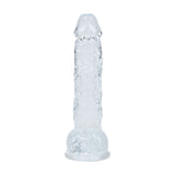 REALROCK 5'' Crystal Clear Dildo with Balls - Clear - Clear 14.7 cm Dong