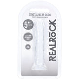 REALROCK Realistic 5'' Dildo - Clear - Clear 12.7 cm Dildo