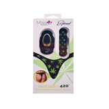 Maia DATE NIGHT 420 PANTY VIBE - S/M - Black S/M 420 Panty with Black USB Rechargeable Bullet & Remote-RM330-LF4-SM
