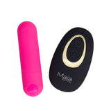 Maia DATE NIGHT PANTY VIBE - L/XL - Black L/XL Panty with Pink USB Rechargeable Bullet & Remote-RM330-PK-LXL