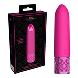 ROYAL GEMS Imperial - Silicone Rechargeable Bullet - Pink 10 cm USB Rechargeable Bullet-ROY010PNK