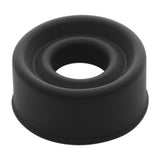 LuvPump ComFit Silicone Sleeve - Black - Black Universal Penis Pump Sleeve-S02-09-M