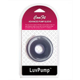 LuvPump ComFit Silicone Sleeve - Black - Black Universal Penis Pump Sleeve-S02-09-M