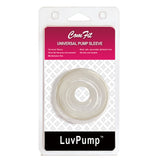 LuvPump ComFit Silicone Sleeve - White - White Universal Penis Pump Sleeve-S02-10-M