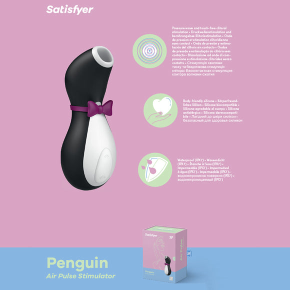 Satisfyer Penguin - Touch-Free USB-Rechargeable Clitoral Stimulator-SATPROPEN