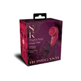 Secret Kisses ROSEGASM PLAYFUL PETAL - Red USB Rechargeable Finger Stimulator-SK1047