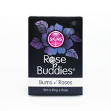 Skins Rose Buddies - The Bums N Roses - Black USB Rechargeable Anal Rimming Stimulator-SKRBBNR