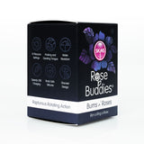Skins Rose Buddies - The Bums N Roses - Black USB Rechargeable Anal Rimming Stimulator-SKRBBNR