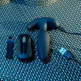 Selopa BLACK BEAUTY - Black 11.3 cm USB Rechargeable Vibrating Butt Plug with Wireless Remote