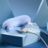 Selopa GOOD POINT - Purple USB Rechargeable Hollow Vibrating Finger Stimulator-SL-RS-4493-2