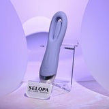 Selopa IN A FLAP - Purple 15 cm USB Rechargeable Flicking Stimulator-SL-RS-4554-2