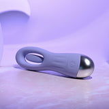 Selopa IN A FLAP - Purple 15 cm USB Rechargeable Flicking Stimulator-SL-RS-4554-2