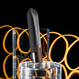 Selopa LITTLE BUDDY - Black 11.1 cm USB Rechargeable Vibrating Bullet-SL-RS-5209-2