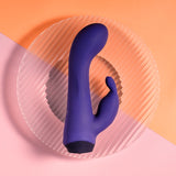 Selopa PLUM JOB - Purple 13.5 cm USB Rechargeable Rabbit Vibrator-SL-RS-5391-2