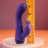 Selopa PLUM JOB - Purple 13.5 cm USB Rechargeable Rabbit Vibrator-SL-RS-5391-2