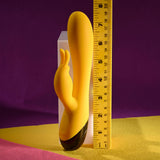 Selopa BUZZZ BUNNY - Yellow 19.7 cm USB Rechargeable Rabbit Vibrator-SL-RS-5827-2