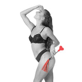 Sex & Mischief Amor Crop - Red/Black Heart Crop-SS09821