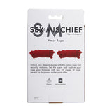 Sex & Mischief Amor Rope - 2 Red Bondage Ropes - 4.5 m Lengths-SS09829