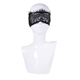 S&M Veiled Vision Lace Blindfold - Black Lace Blindfold
