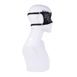 S&M Veiled Vision Lace Blindfold - Black Lace Blindfold
