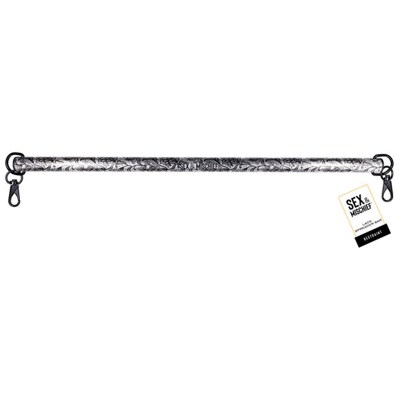 Sex & Mischief Lace Spreader Bar - Aluminium Restraint Bar-SS10102
