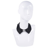 Sex & Mischief Heartbound Lace Day Collar - Black Submission Collar-SS10103