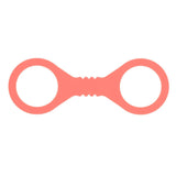 Sex & Mischief Peaches n CreaMe Small Silicone Cuffs - Peach Silicone Restraints