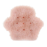 Sex & Mischief Peaches n CreaMe Spiked Sensory Glove - Peach Furry Glove with Metal Spikes