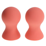 Sex & Mischief Peaches n CreaMe Silicone Nipple Suckers - Peach Nipple Suckers - Set of 2